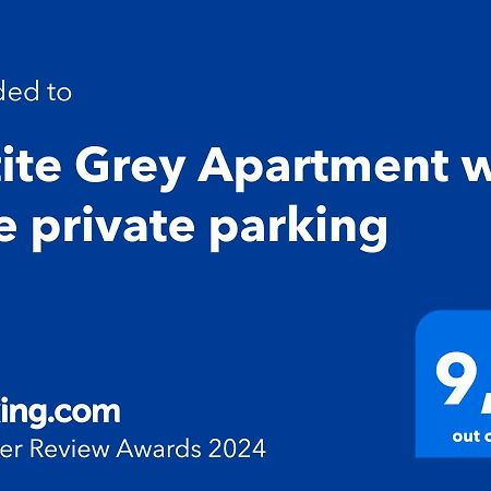 Petite Grey Apartment With Free Private Parking Záhřeb Exteriér fotografie