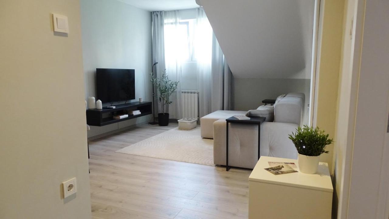 Petite Grey Apartment With Free Private Parking Záhřeb Exteriér fotografie